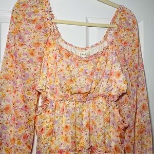 Jessica Simpson Floral Multicolor Dress